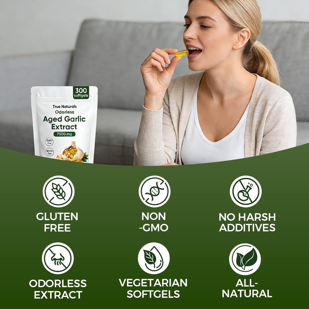 TRUE NATURALS eco-friendly packaging beside the bottle for responsible use
