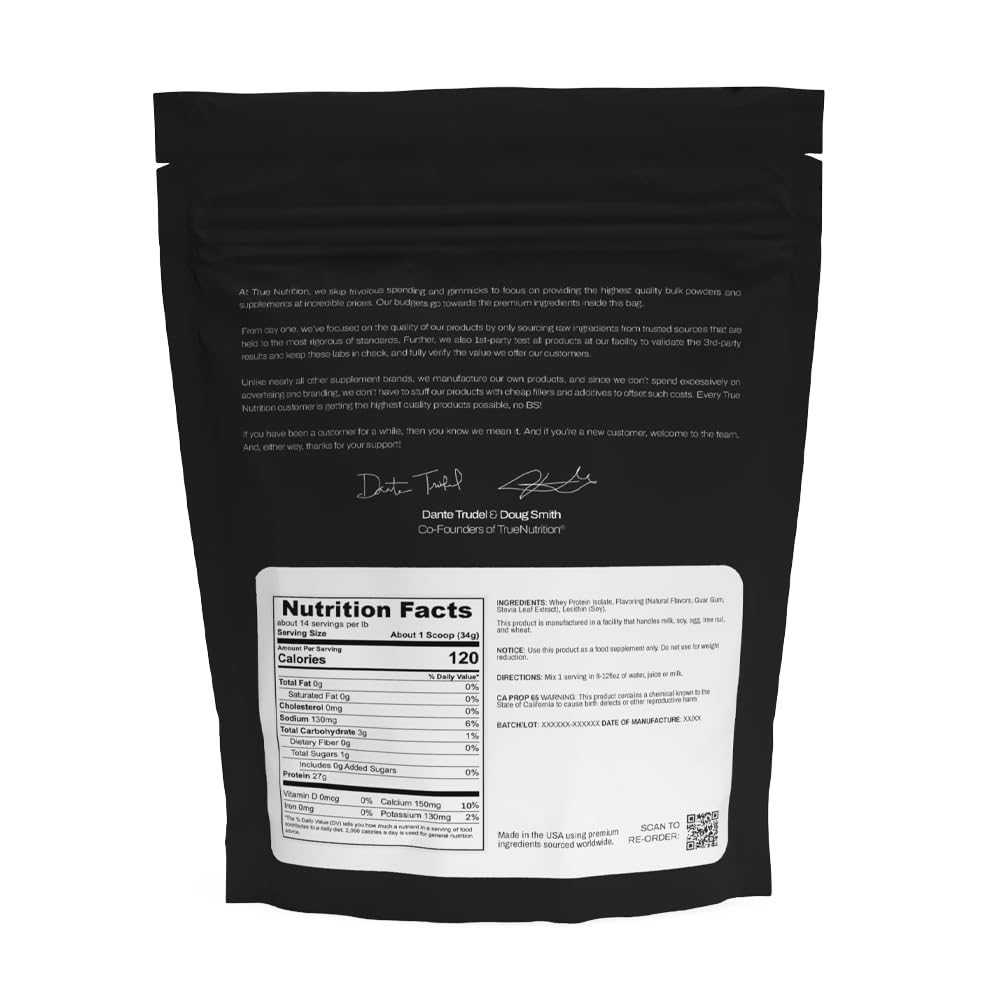 True Nutrition Whey Protein Isolate Cold-Filtration shaker for quick post-workout mixing