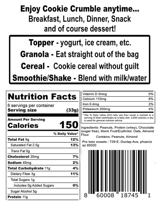 TRUE PATH 66g protein label close-up highlighting high-protein nutrition