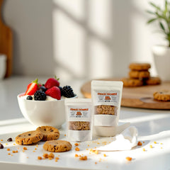 TRUE PATH serving idea with yogurt, protein boost