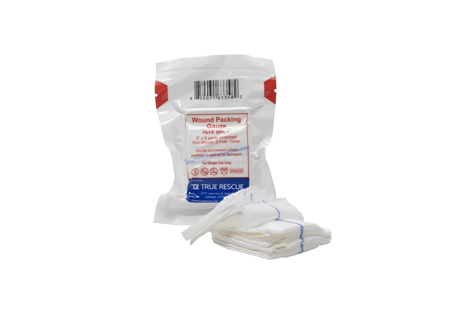 True Rescue nitrile responder gloves provide latex-free protection