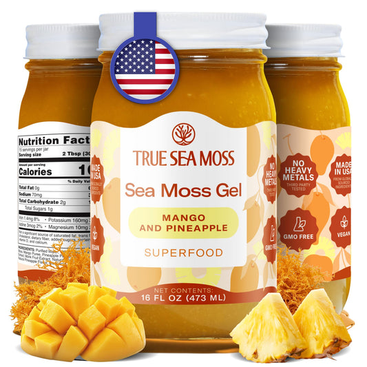 TrueSeaMoss gel bottle showing smooth texture for daily use