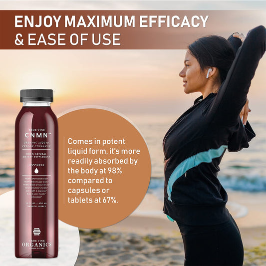 True Vine Cinnamon bottle label shows 3200mg strength and organic Ceylon origin for quality.