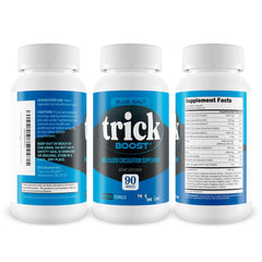 True You Health Blue Salt Trick Boost label highlights key ingredients.