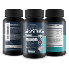 True You Health Advanced Nerve Support Pro glass bottle presenting premium nerve wellness