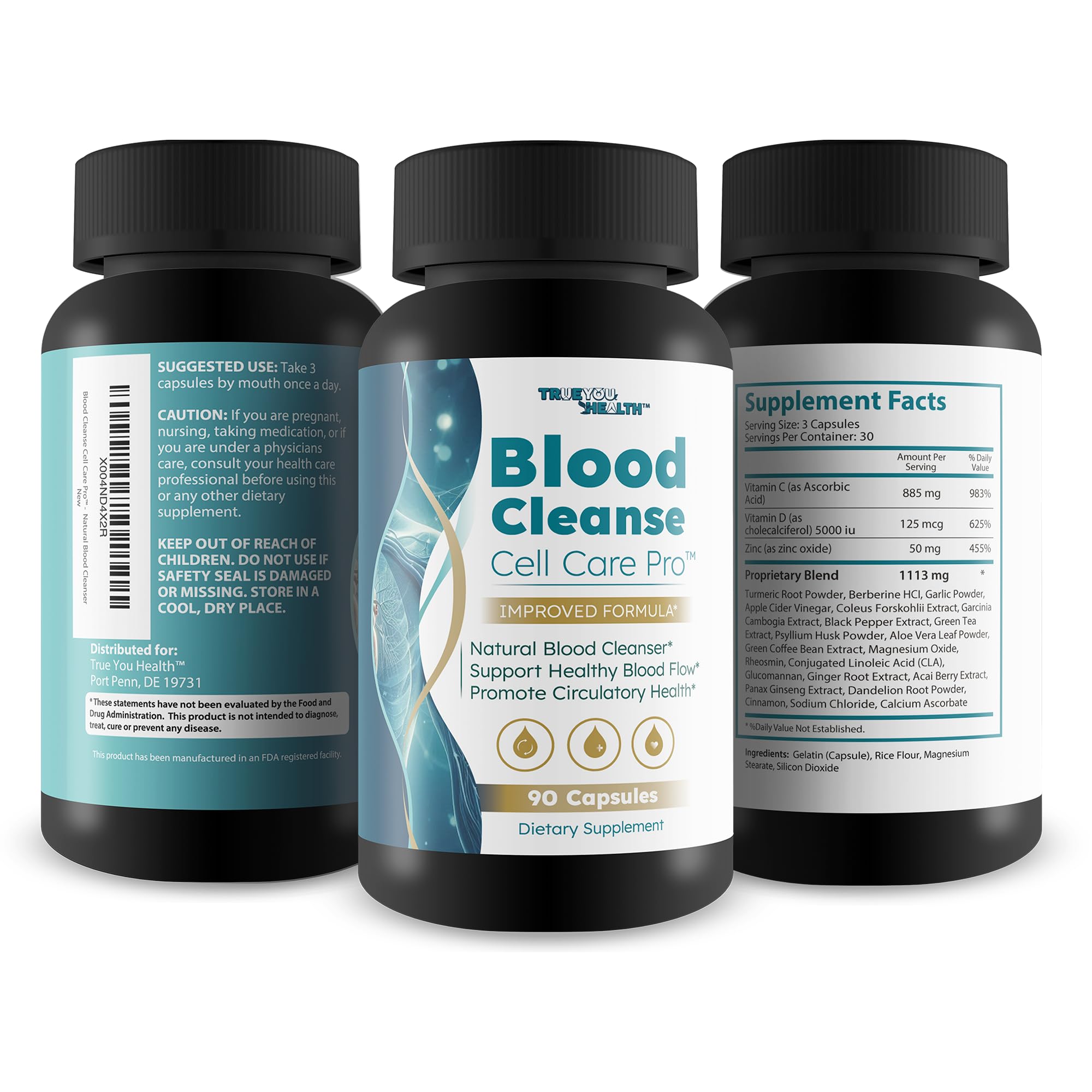 True You Health Blood Cleanse Cell Care Pro berberine ingredient spotlight for detox support