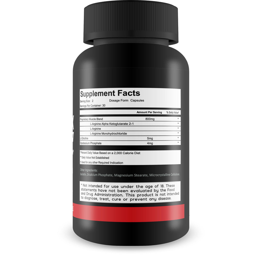 True You Health Blood Flow Vigor Fix Pro bottle side for easy daily use