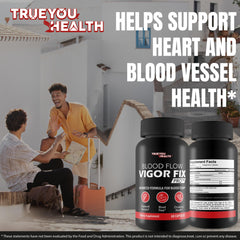 True You Health Blood Flow Vigor Fix Pro daily-use capsules for ongoing circulation support