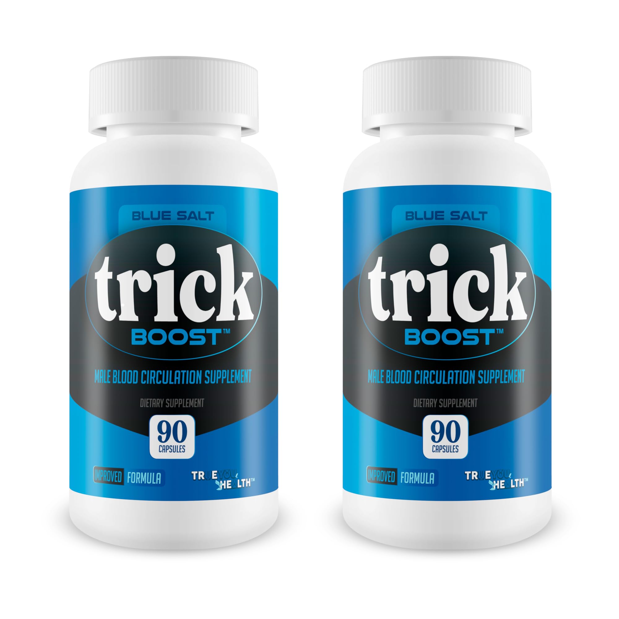 True You Health Blue Salt Trick Boost bottle for circulation support.