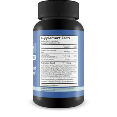 True You Health bottle pour demonstrates convenient daily calcium and vitamin D support.