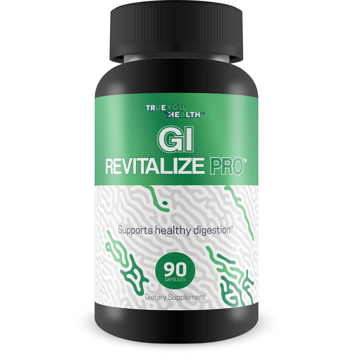 True You Health GI Revitalize Pro bottle supports daily digestion and nutrient absorption.