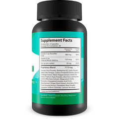 True You Health Gluc0 Freedom Pro bottle back shows natural ingredients.