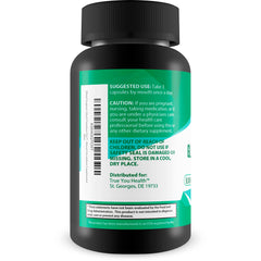 Close up of True You Health Gluc0 Freedom Pro capsules highlighting Berberine and Cinnamon.