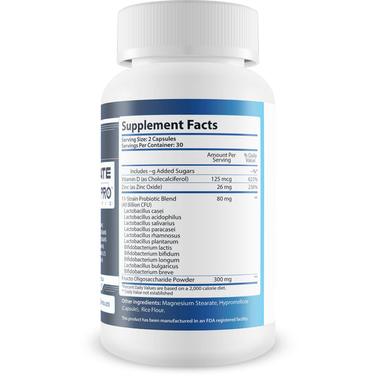 True You Health probiotic capsules on white background illustrate daily gut and vag support