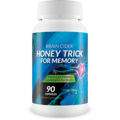 True You Health Honey Trick bottle pour for daily brain support.