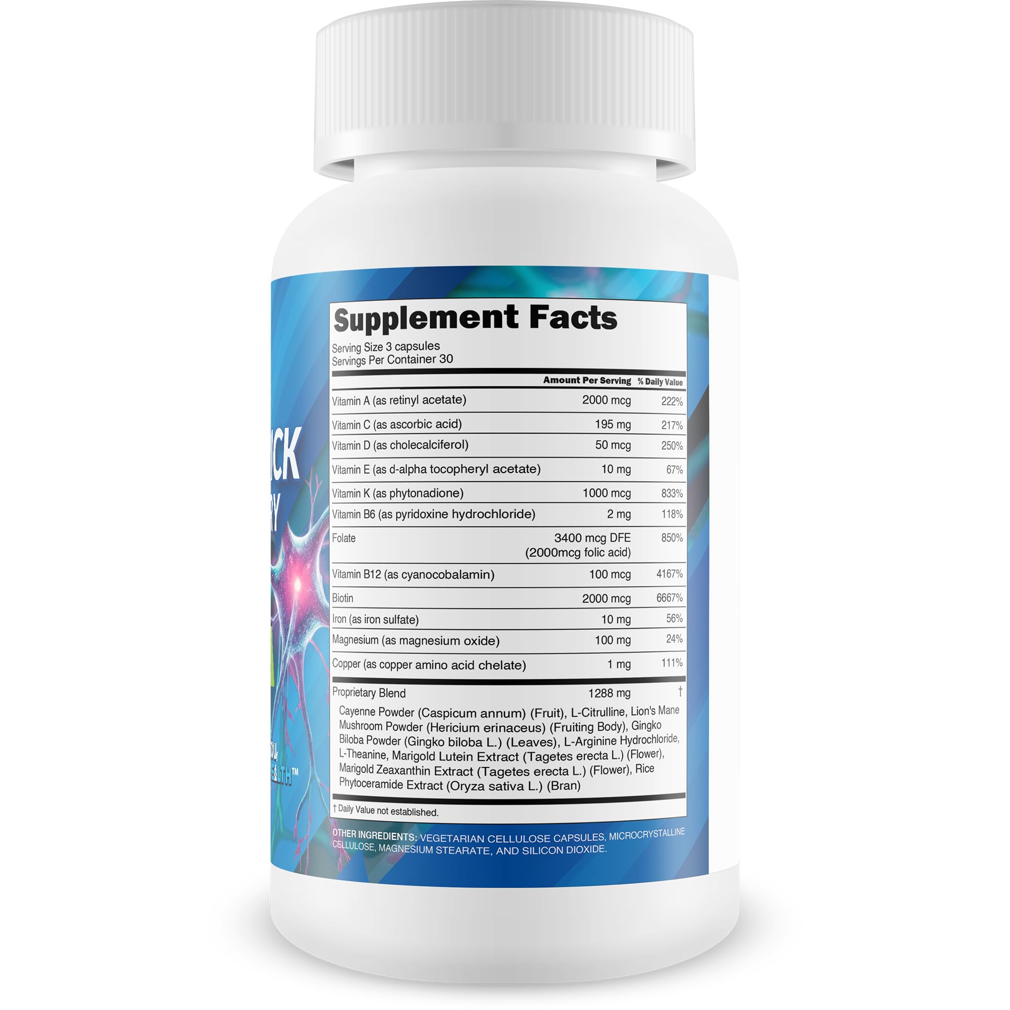 True You Health Honey Trick capsules close-up highlighting memory and focus.