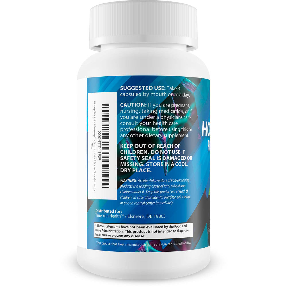 True You Health Honey Trick vision support imagery for clarity.