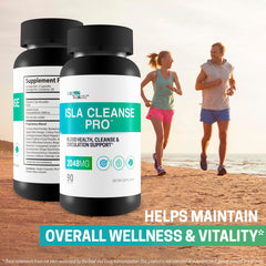 Isla Cleanse Pro label detail highlighting US-made quality and ingredient highlights