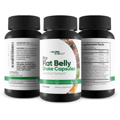 Capsules being poured from the bottle to illustrate convenient daily intake for digestion