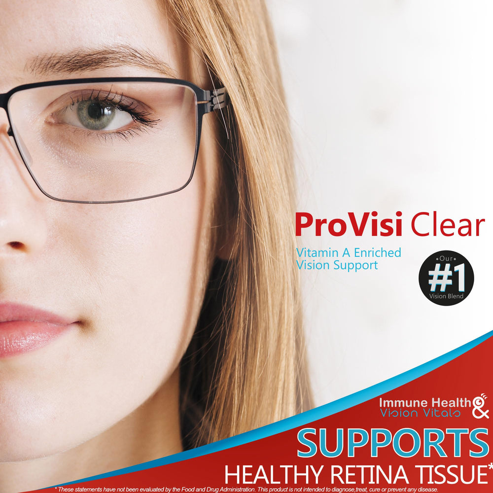 Lutein and zeaxanthin focus in Pro VisiClear presentation.