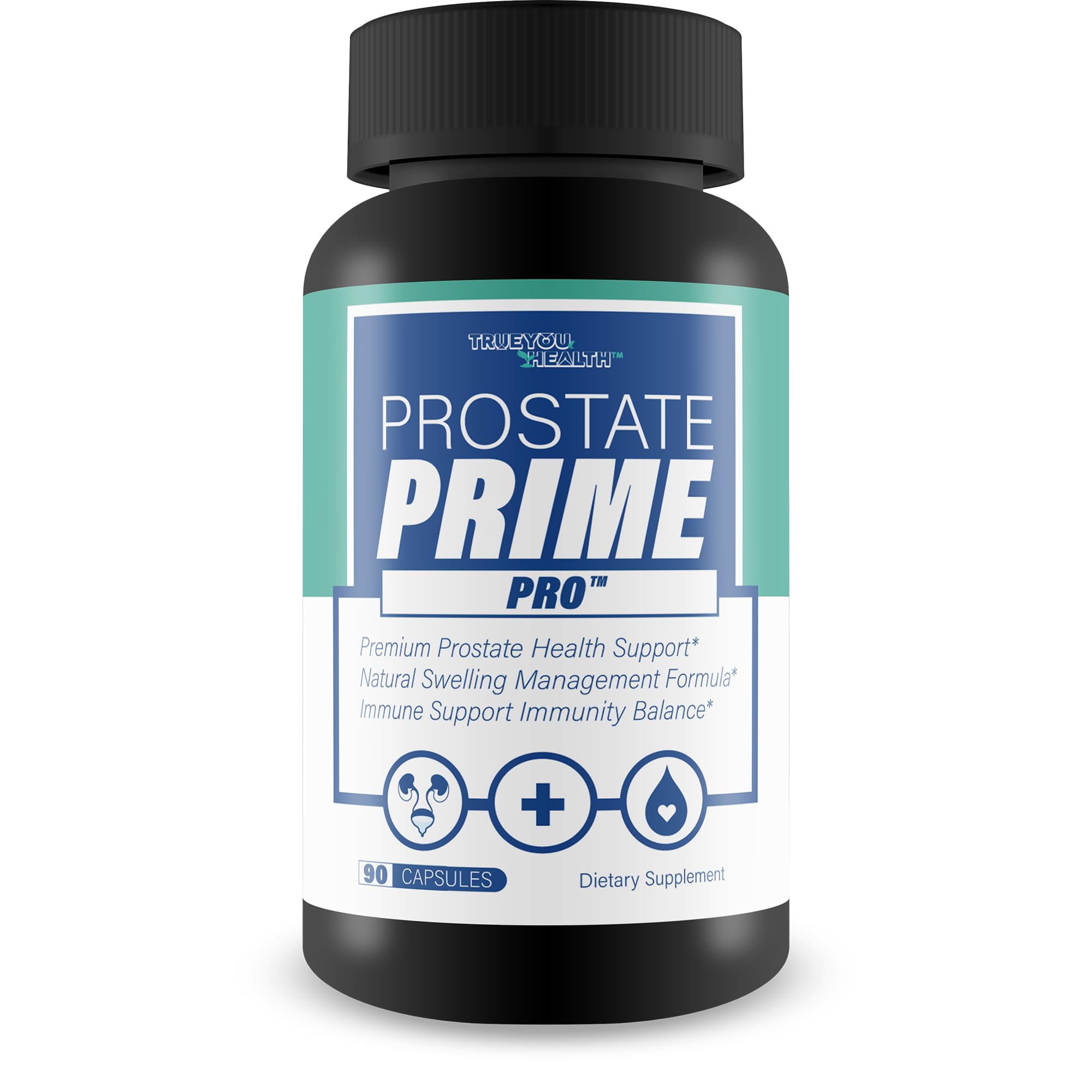 True You Health Prostate Prime Pro bottle showing daily support for prostate health