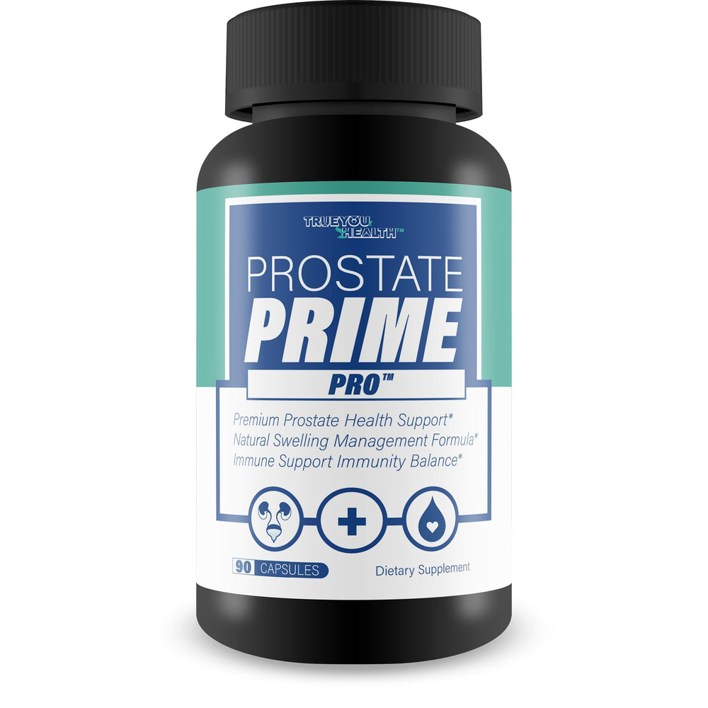 True You Health Prostate Prime Pro bottle showing daily support for prostate health