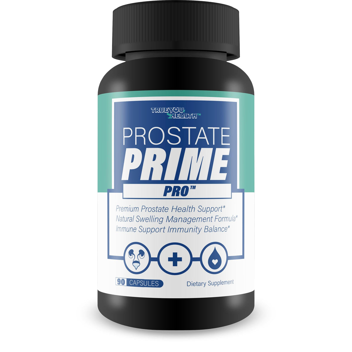 True You Health Prostate Prime Pro bottle showing daily support for prostate health