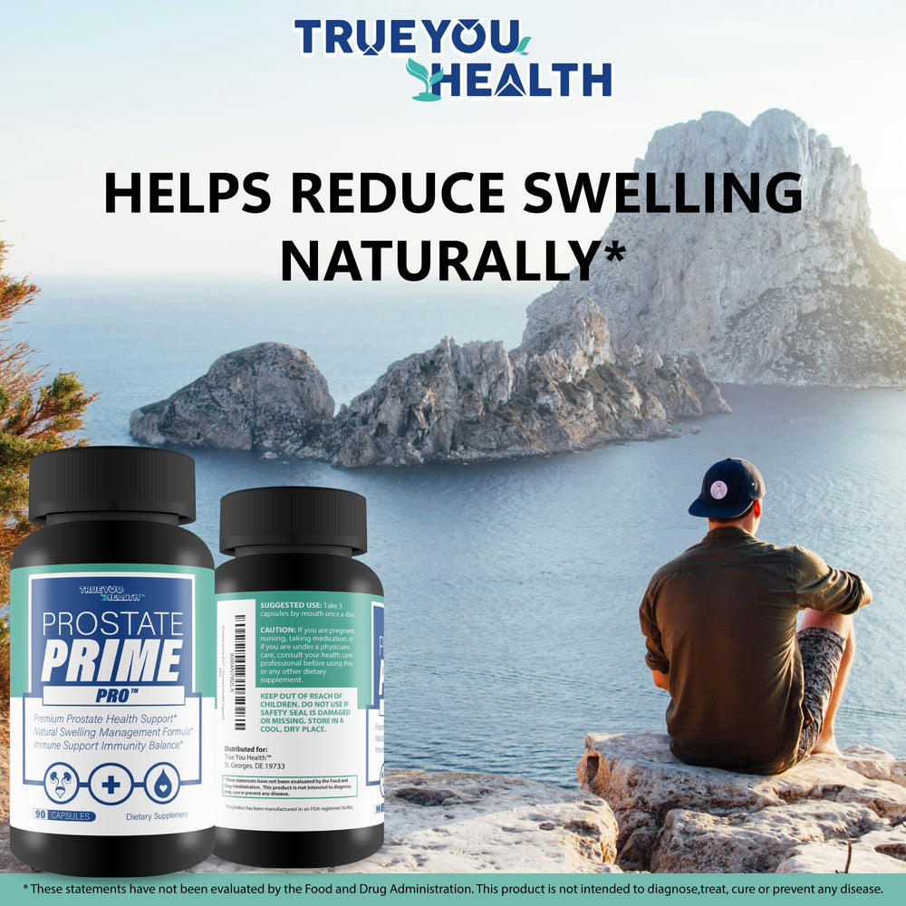 True You Health Prostate Prime Pro packaging box showing convenient daily use
