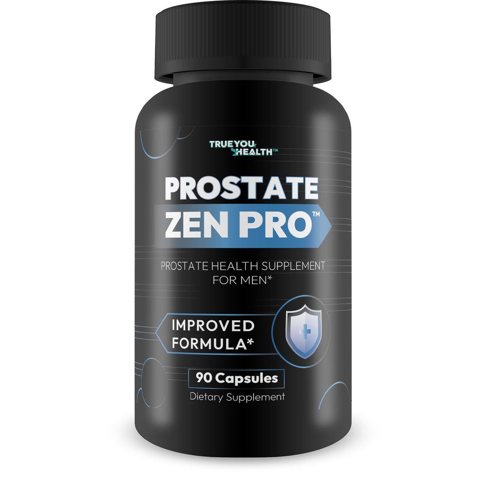 True You Health Prostate Zen Pro bottle supports daily prostate comfort.