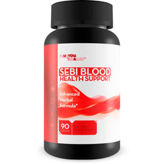 True You Health Sebi Blood Health Support bottle promotes daily vitality and balanced blood health.