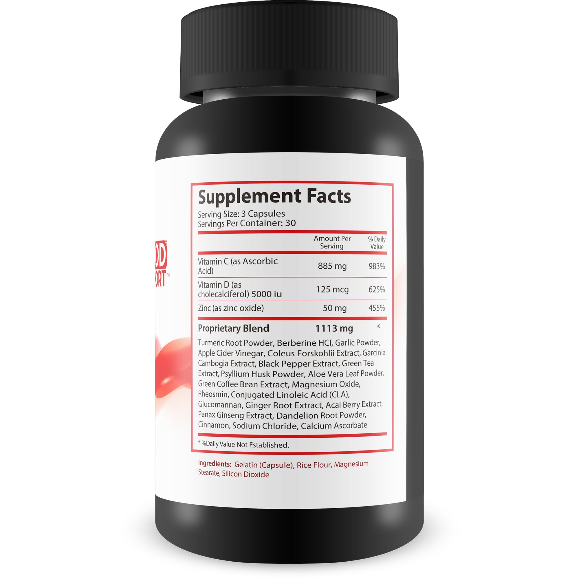 True You Health Sebi Blood Health Support capsules showcase plant-based formula for easy daily use.
