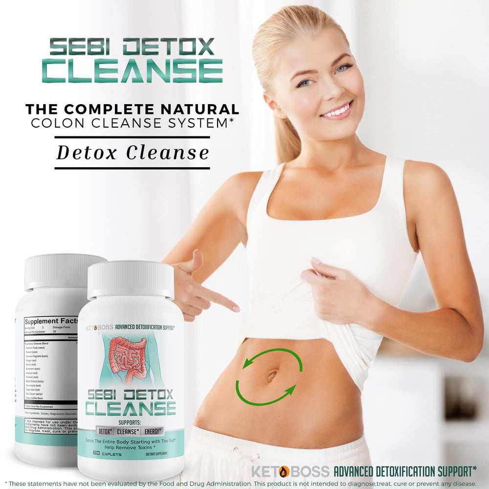 True You Health Sebi Detox Cleanse dosing card beside bottle