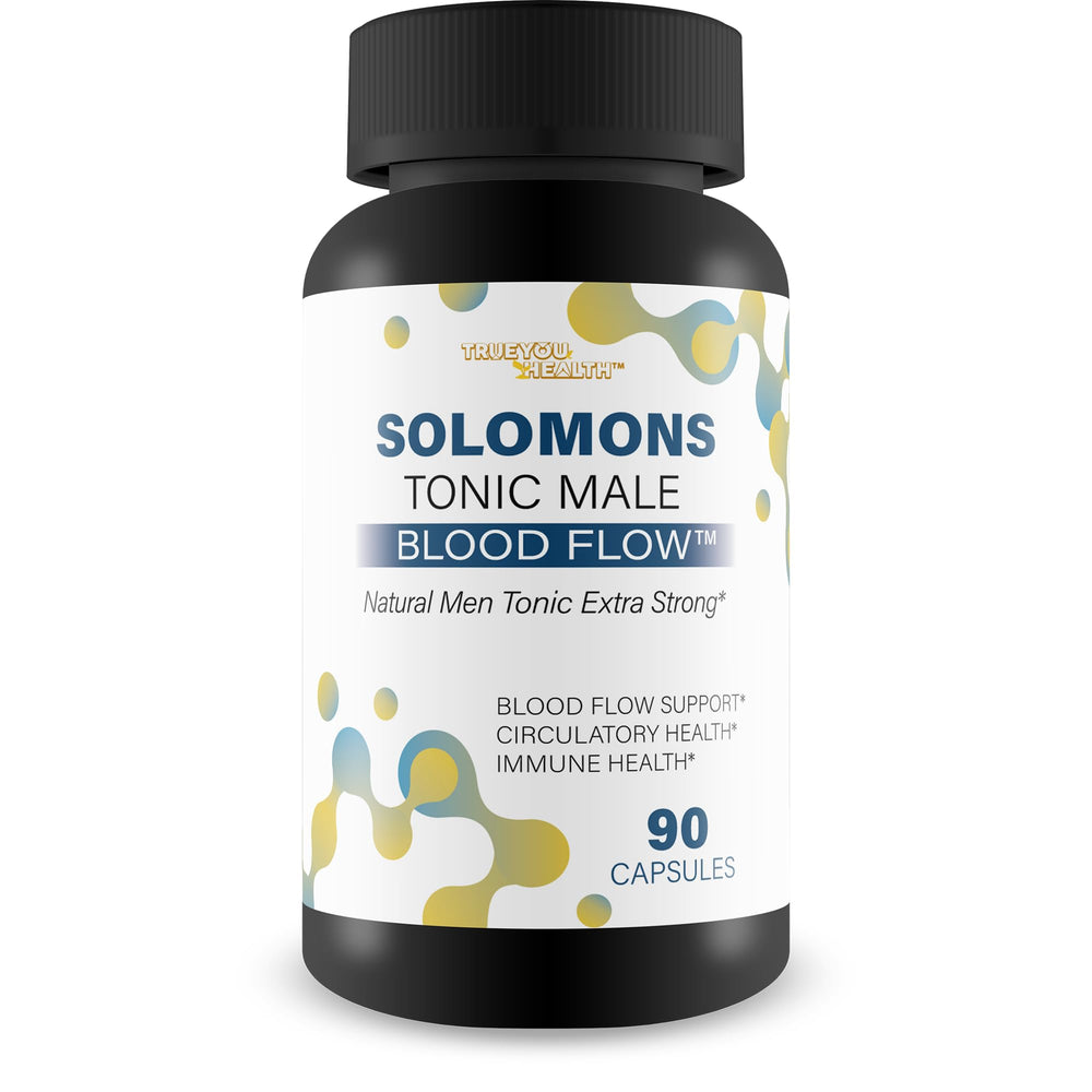 True You Health Solomons Tonic bottle front for daily circulation support.