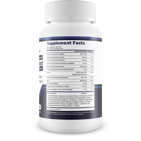 True You Health Syna Boost Pro bottle on desk suggests easy daily cognitive support