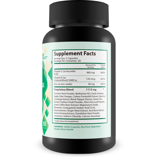 True You Health Vertigo Support Max Pro Balance bottle closeup shows the supplement's natural ingredients.
