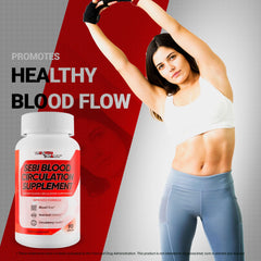 True You Health Sebi vascular health illustration conveys leg and vein support ideas.