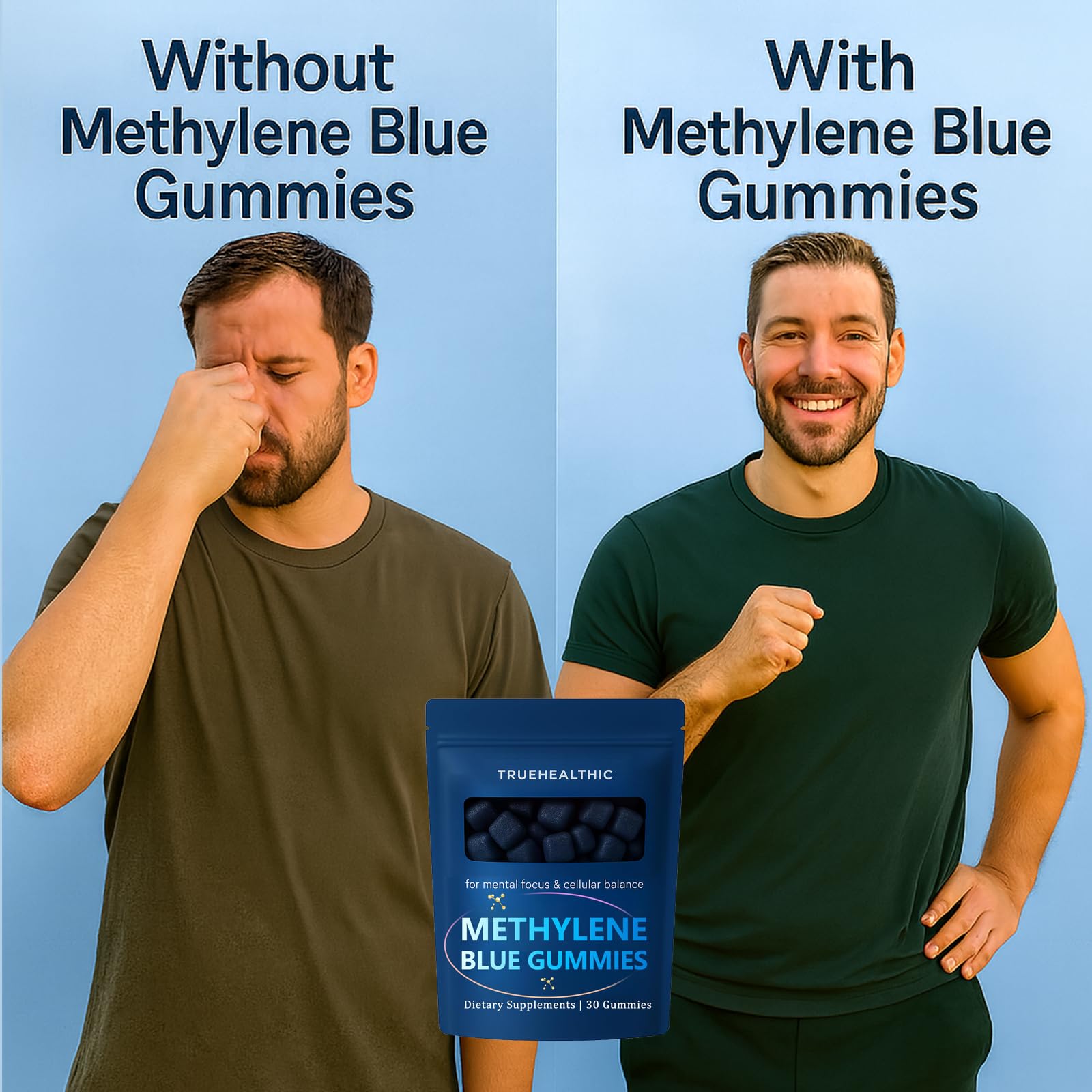 Truehealthic Methylene Blue Gummies in daily-use setup