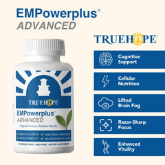 EMPowerplus 30-day supply packaging for a simple monthly routine.