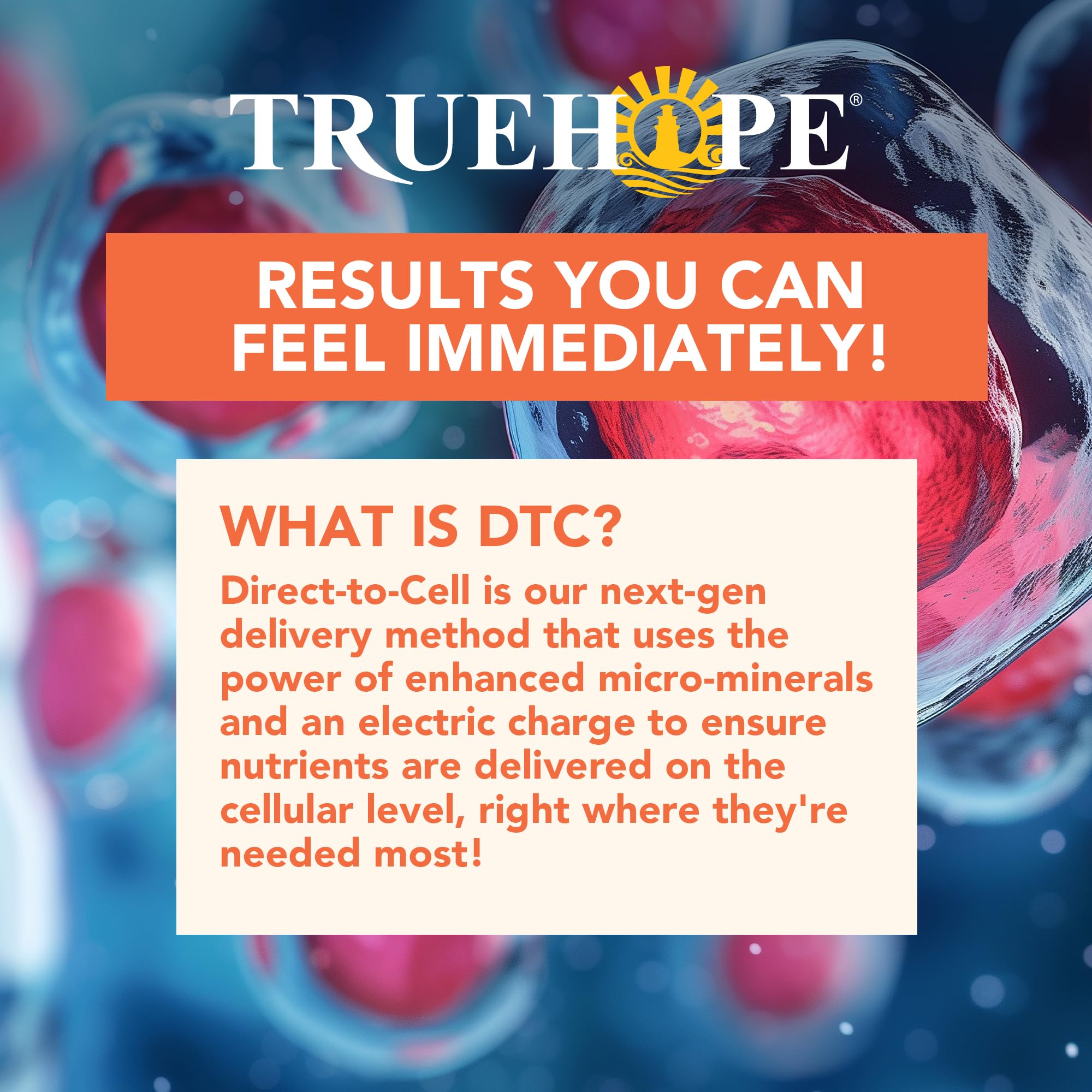 Truehope EMPowerPlus Ultimate Sticks pouch open scene shows easy dosage.