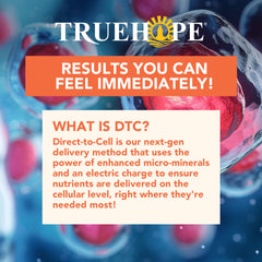 Truehope EMPowerPlus Ultimate Sticks pouch open scene shows easy dosage.