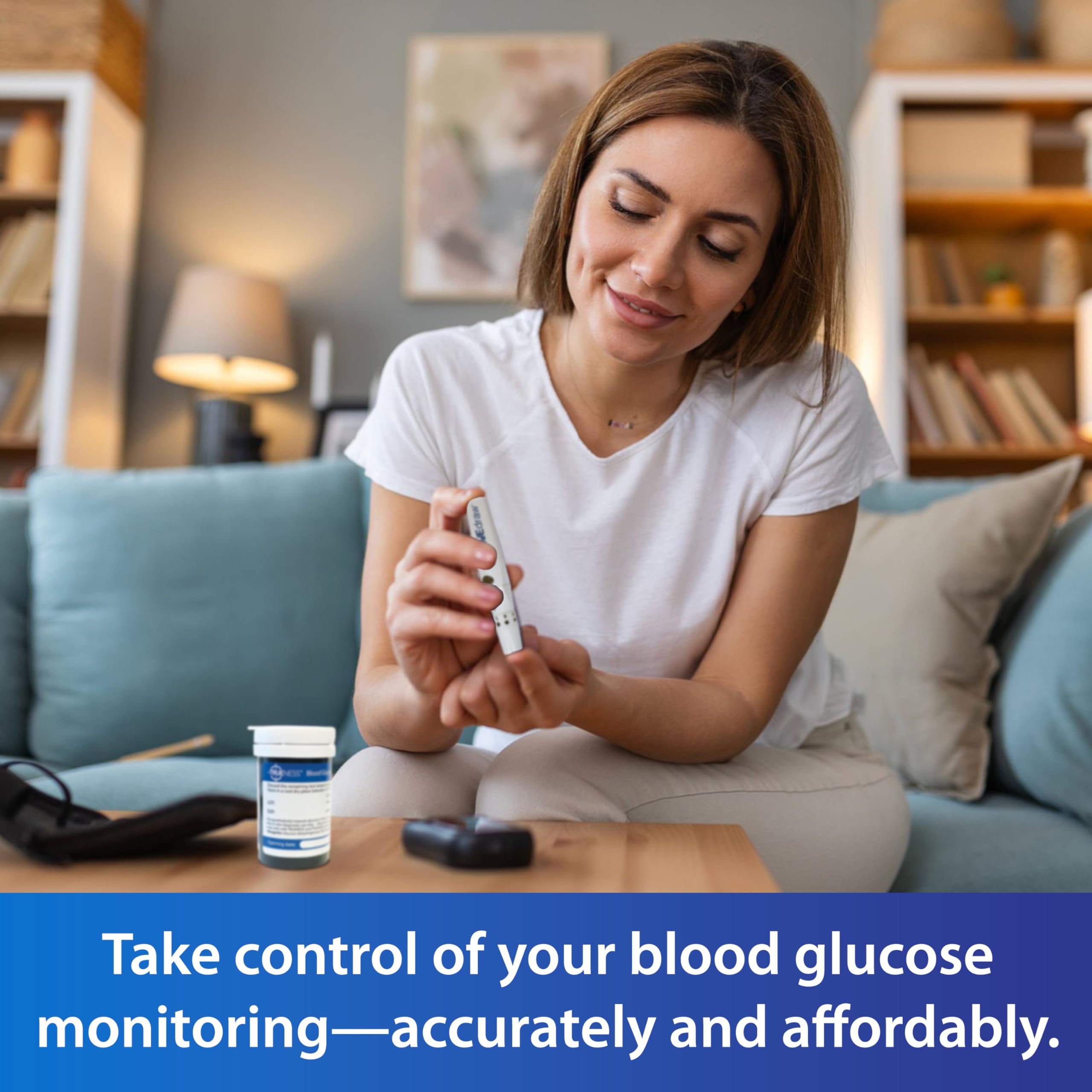 TRUENESS AIR Bluetooth-enabled meter ready for syncing