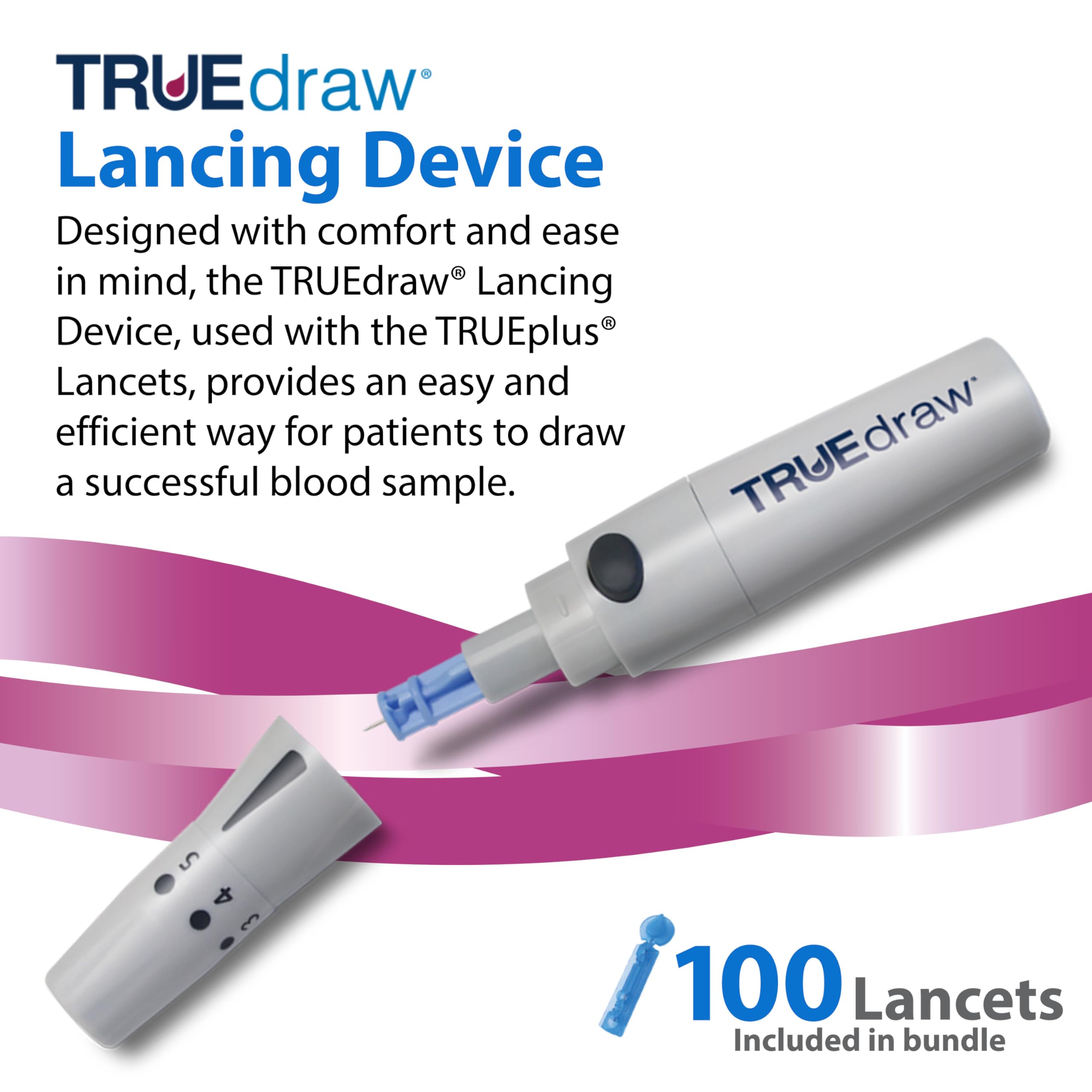TRUENESS AIR test strips pack featuring 100 strips included