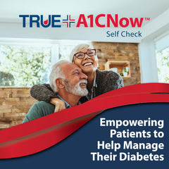 TRUEplus A1C kit design is compact, fitting neatly on a countertop.