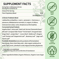 TRUERELIEF shows 10 probiotic strains for diverse gut health.