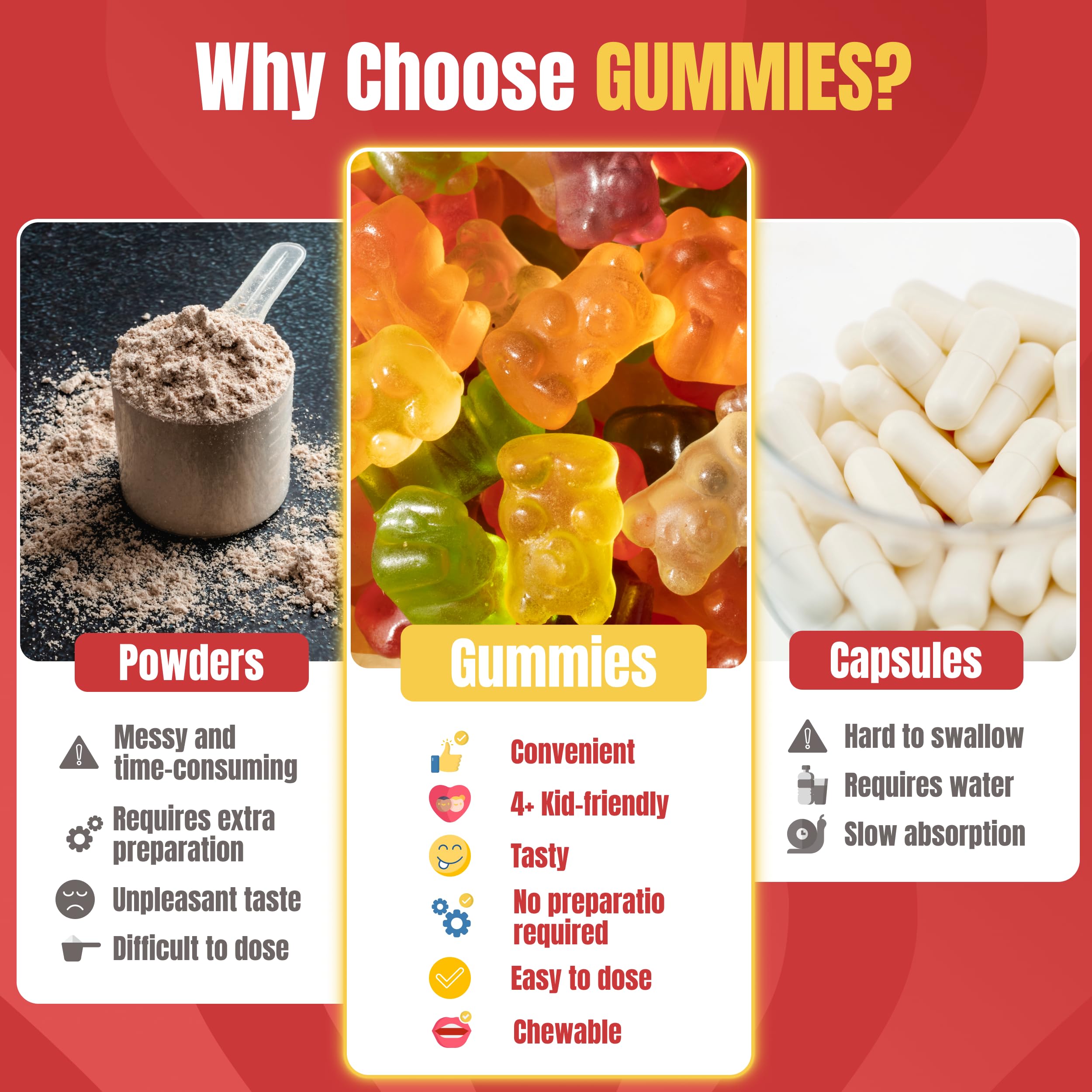 TrueSeaMoss gummies on wooden table for everyday use