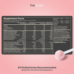 TruHeight packaging front with pediatrician endorsement badge