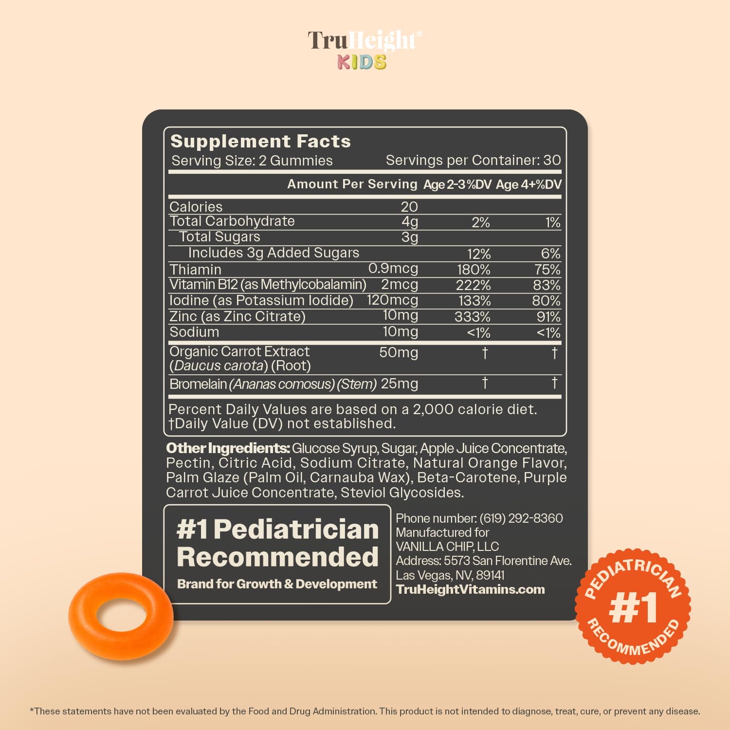 TruHeight Gummies during a family meal setting suggest support for picky eaters.