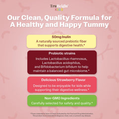 TruHeight probiotic blend features Lactobacillus strains for balanced gut health.