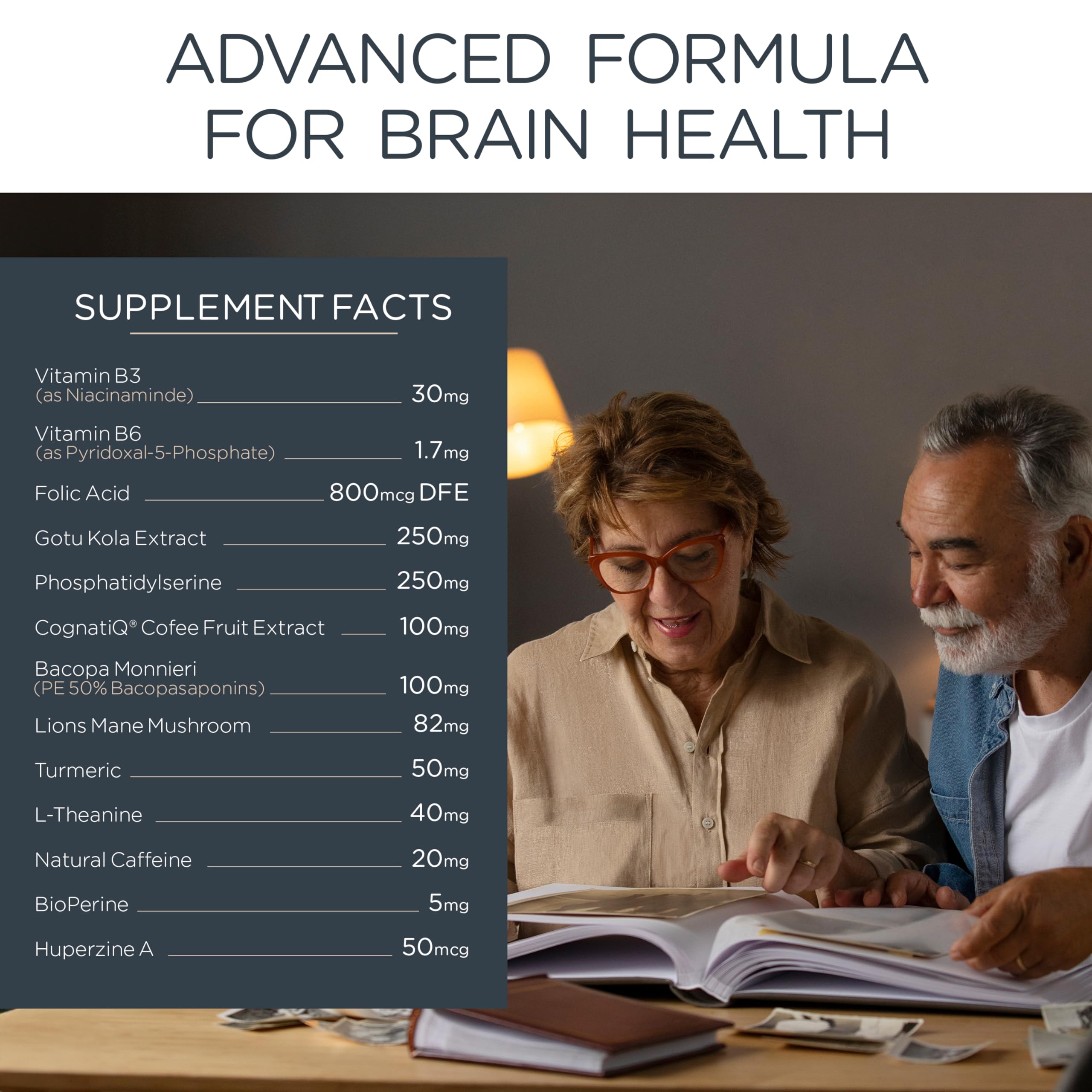 TRULIFE NATURALS NEUROACT capsules close-up highlighting memory support.