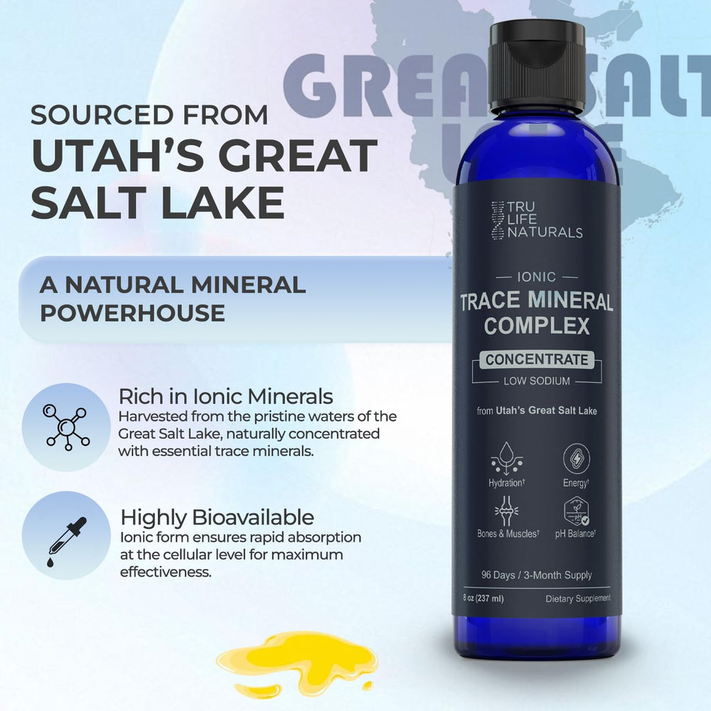 TRULIFE NATURALS Trace Mineral Complex daily-use bottle for routine wellness